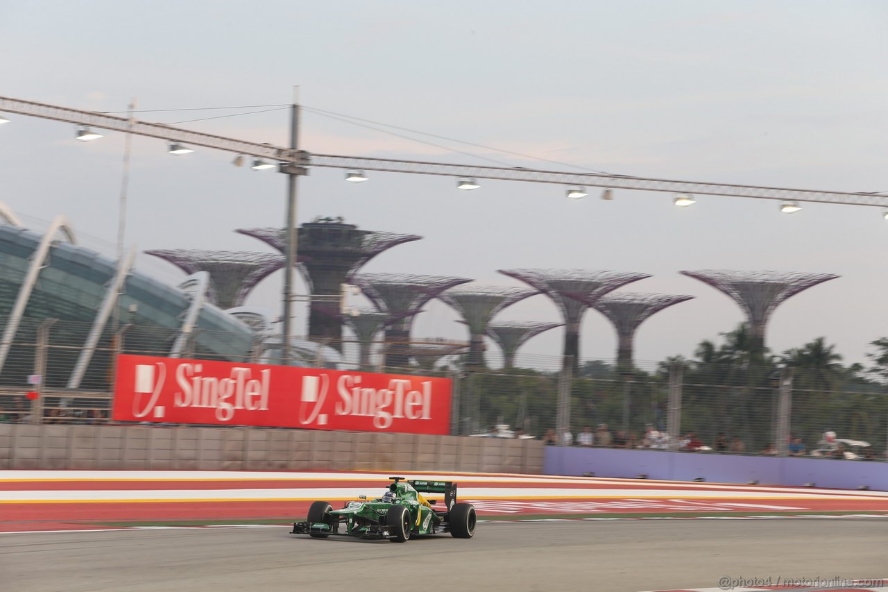 GP SINGAPORE, 20.09.2013- Prove Libere 1: Charles Pic (FRA) Caterham F1 Team CT03 