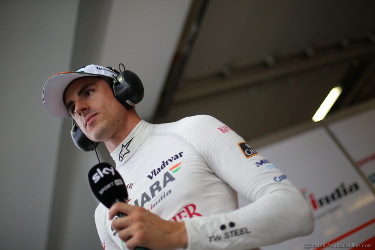 GP SINGAPORE, 20.09.2013- Prove Libere 1: Adrian Sutil (GER), Sahara Force India F1 Team VJM06 