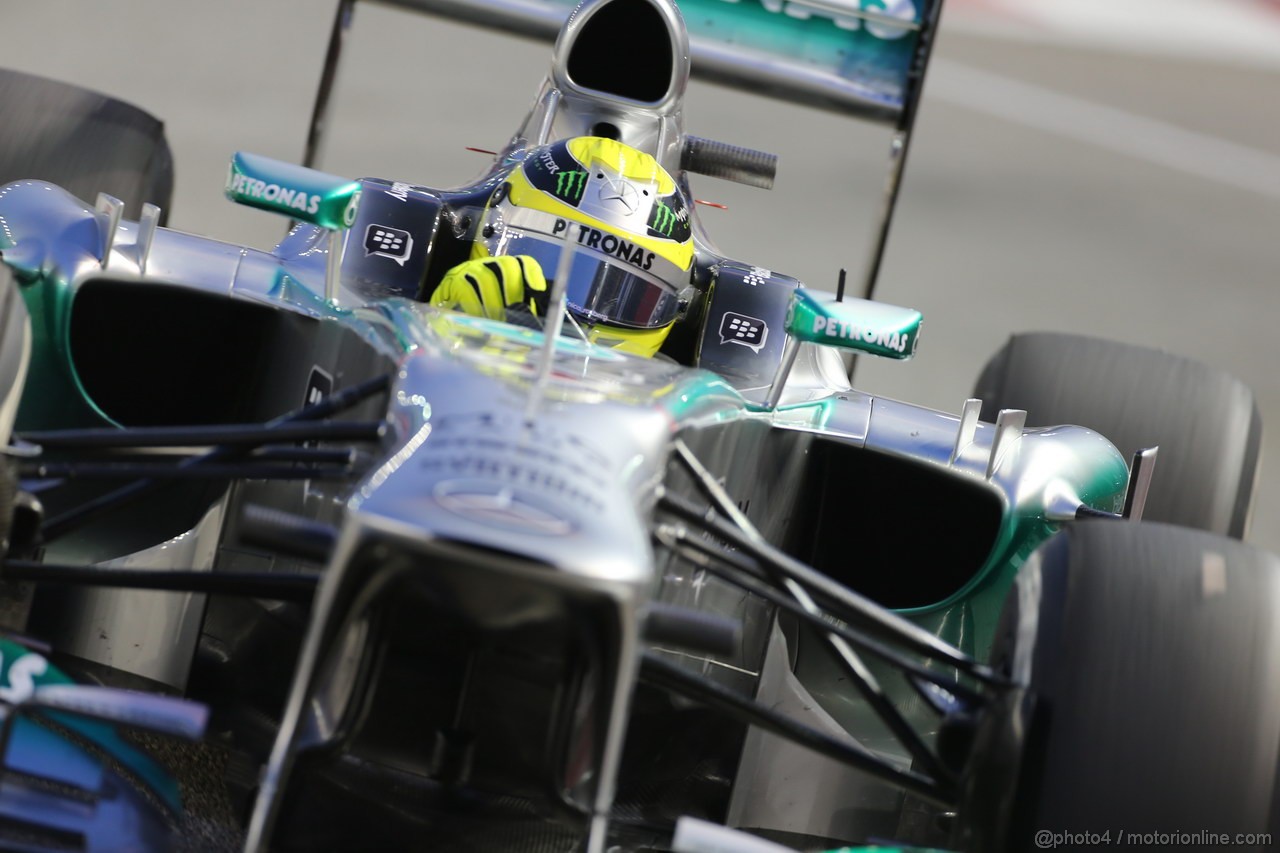 GP SINGAPORE, 20.09.2013- Prove Libere 1: Nico Rosberg (GER) Mercedes AMG F1 W04 