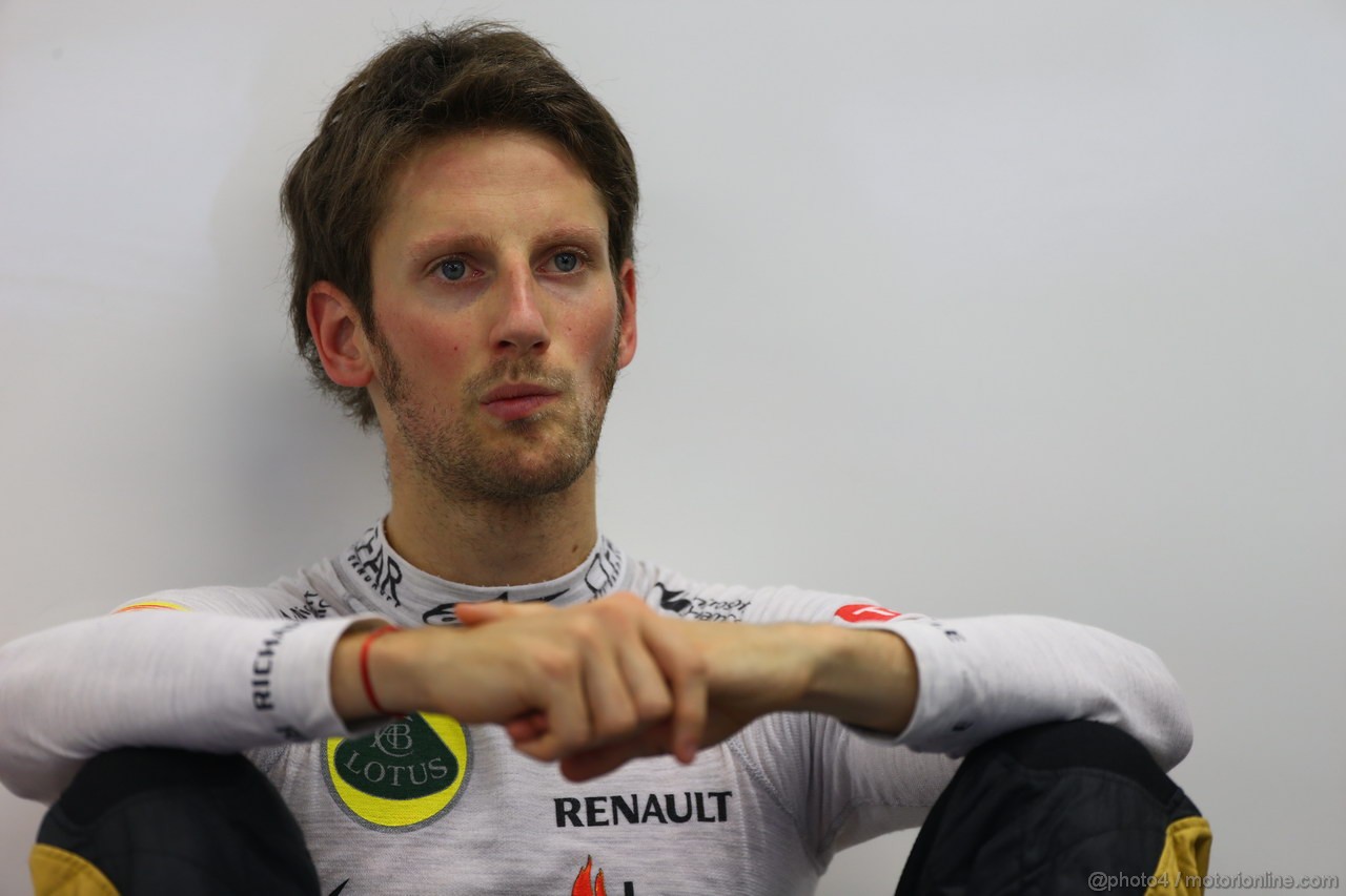 GP SINGAPORE, 20.09.2013- Prove Libere 1: Romain Grosjean (FRA) Lotus F1 Team E21 