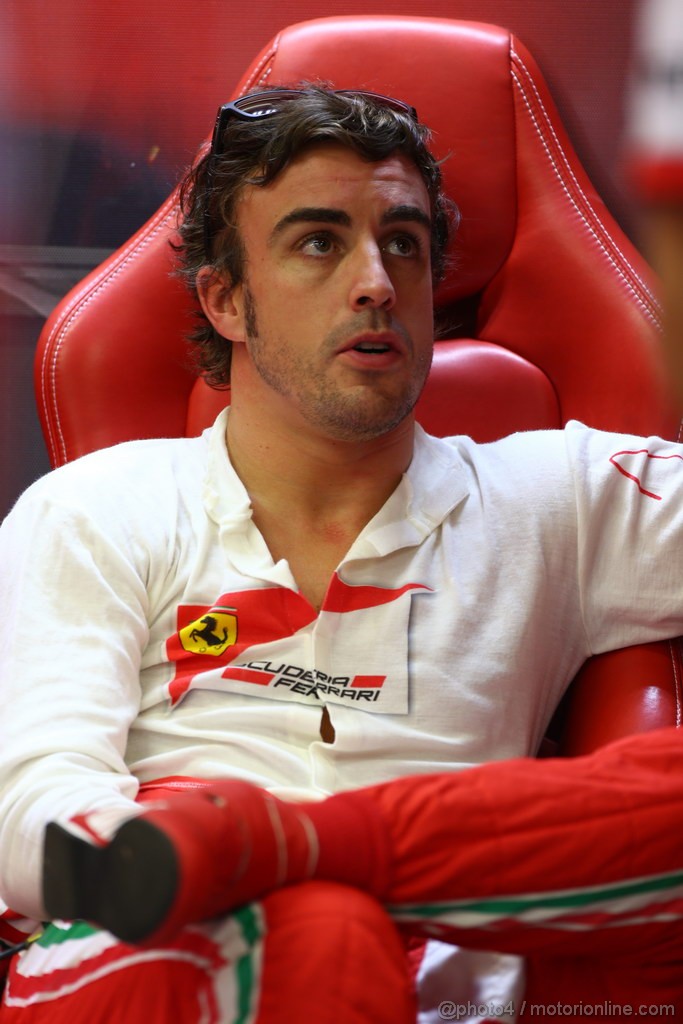 GP SINGAPORE, 20.09.2013- Prove Libere 1: Fernando Alonso (ESP) Ferrari F138 