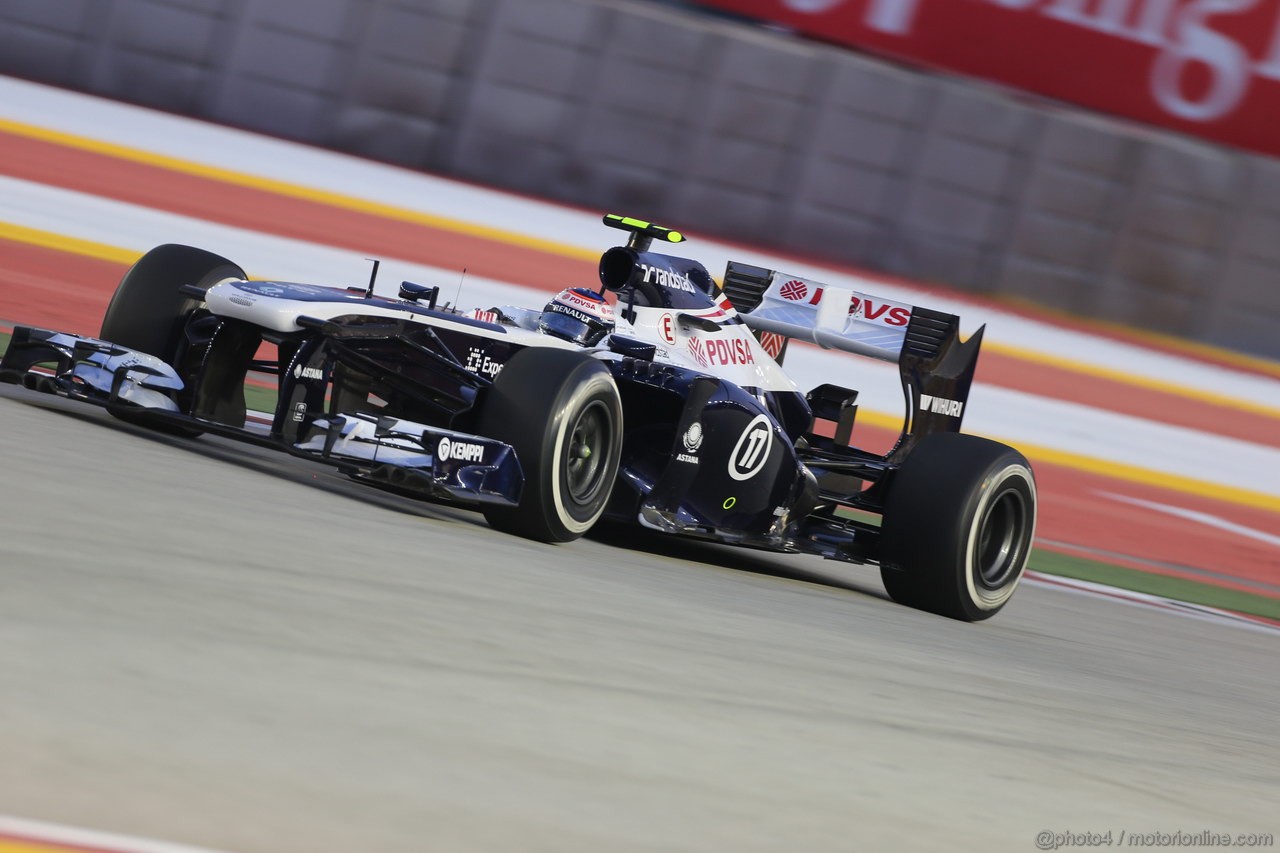 GP SINGAPORE, 20.09.2013- Prove Libere 1: Valtteri Bottas (FIN), Williams F1 Team FW35 