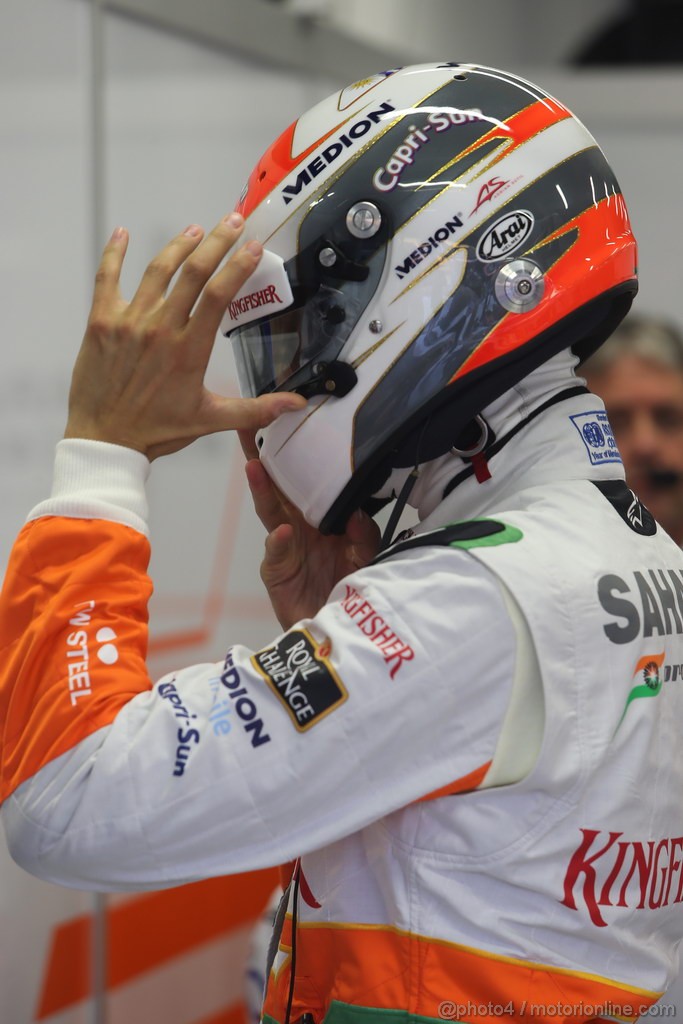 GP SINGAPORE, 20.09.2013- Prove Libere 1: Adrian Sutil (GER), Sahara Force India F1 Team VJM06 