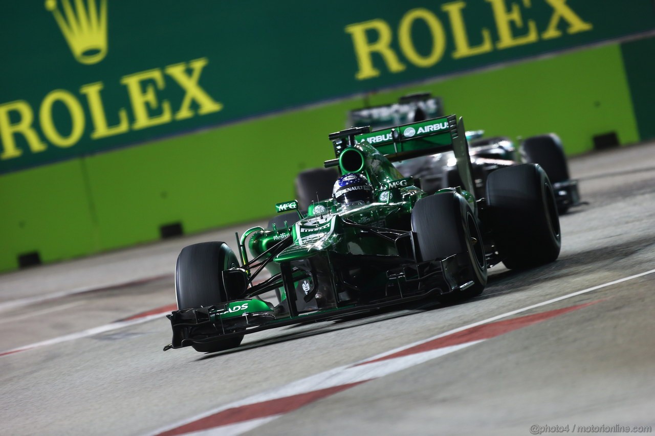 GP SINGAPORE, 20.09.2013- Prove Libere 1: Charles Pic (FRA) Caterham F1 Team CT03 