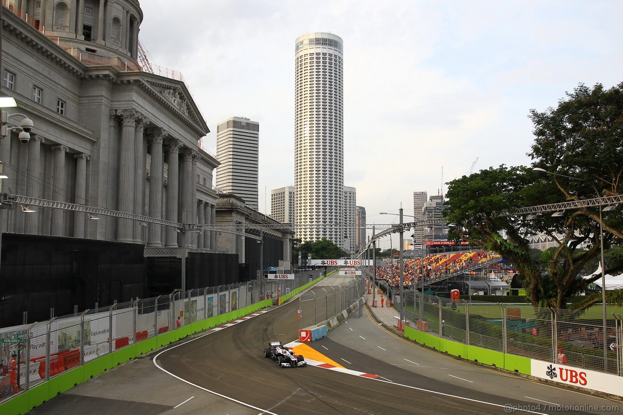 GP SINGAPORE, 20.09.2013- Prove Libere 1: Pastor Maldonado (VEN) Williams F1 Team FW35 