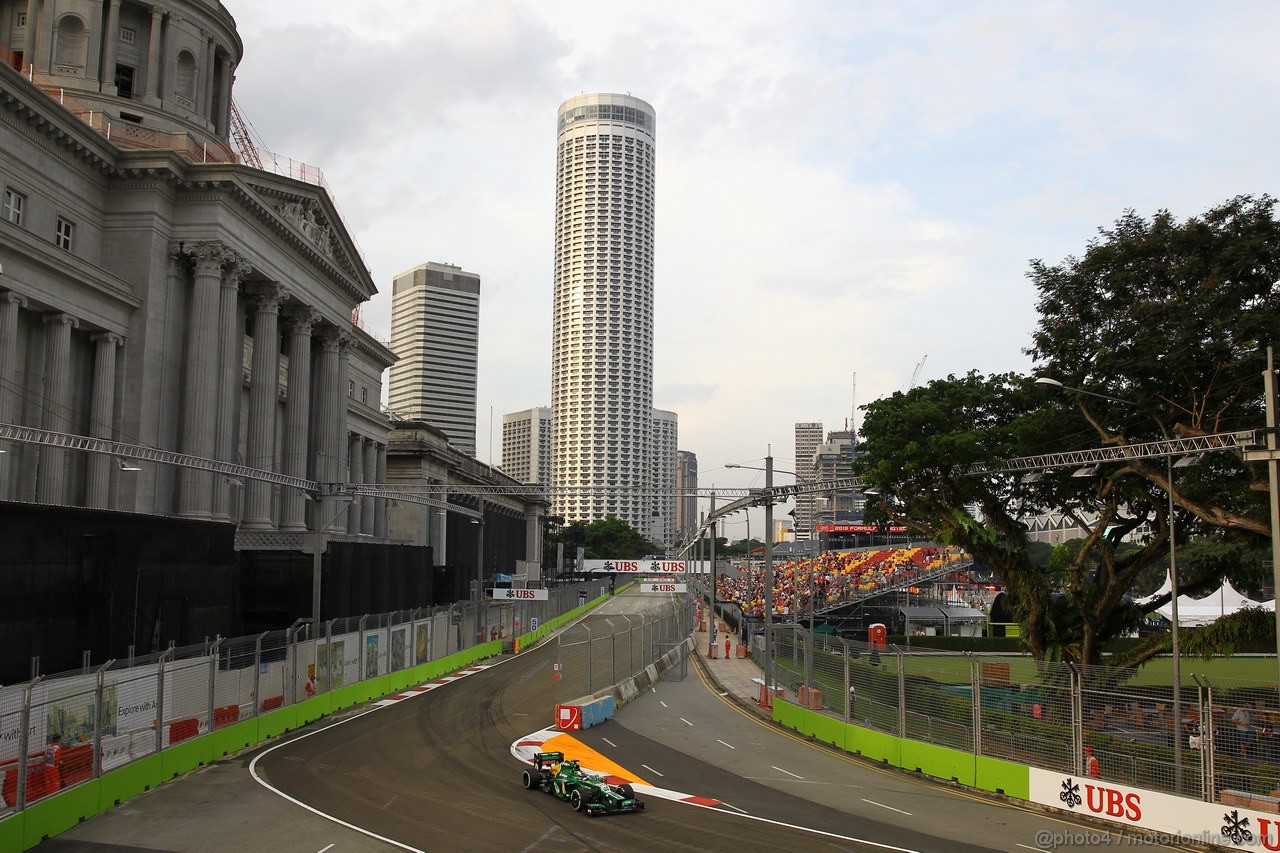 GP SINGAPORE, 20.09.2013- Prove Libere 1: Charles Pic (FRA) Caterham F1 Team CT03 