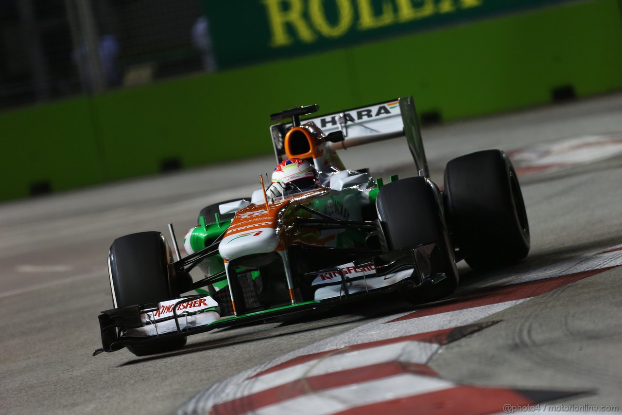 GP SINGAPORE, 20.09.2013- Prove Libere 1: Paul di Resta (GBR) Sahara Force India F1 Team VJM06 