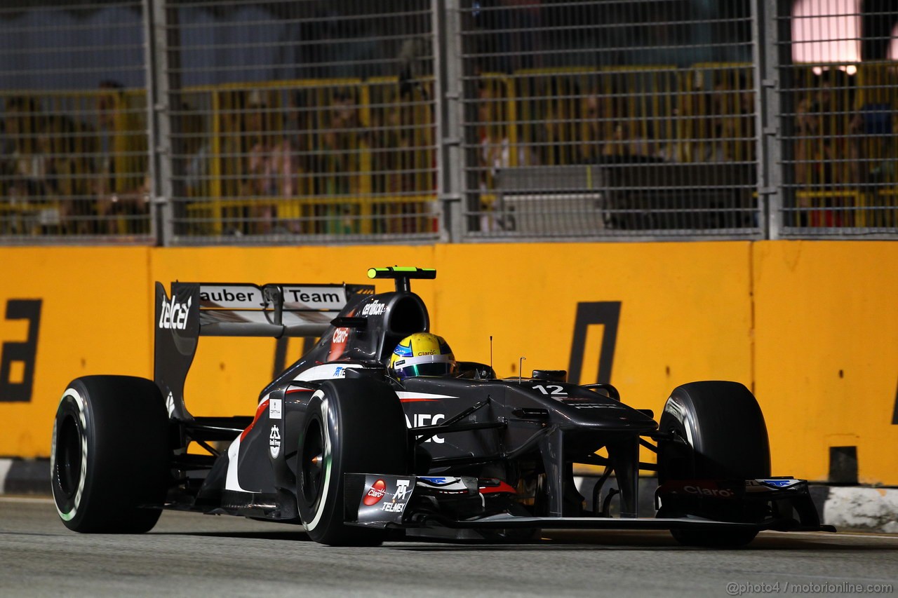 GP SINGAPORE, 20.09.2013-  Prove Libere 1, Esteban Gutierrez (MEX), Sauber F1 Team C32