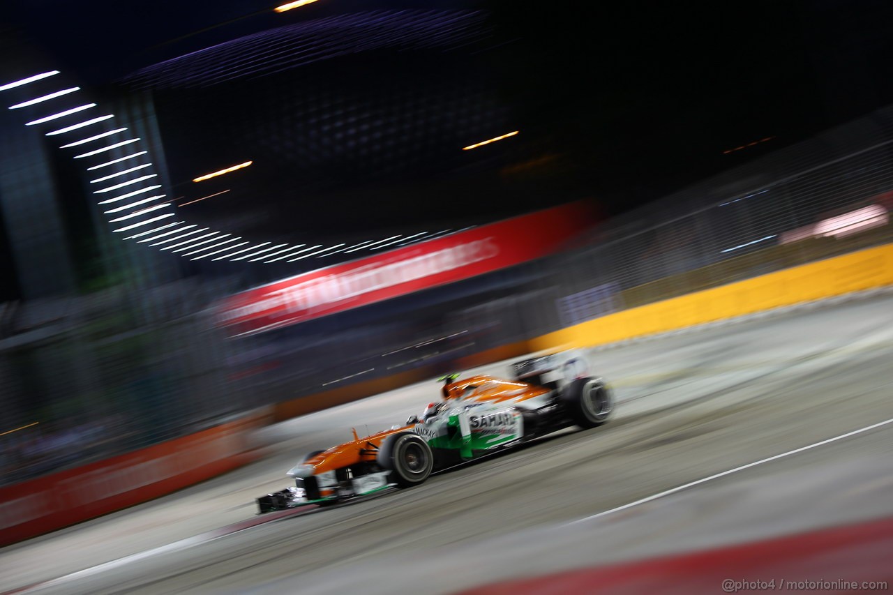 GP SINGAPORE, 20.09.2013-  Prove Libere 1, Adrian Sutil (GER), Sahara Force India F1 Team VJM06