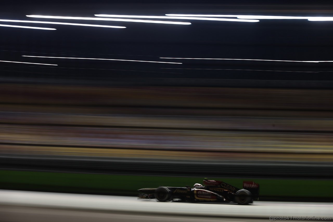 GP SINGAPORE, 20.09.2013-  Prove Libere 2, Romain Grosjean (FRA) Lotus F1 Team E213