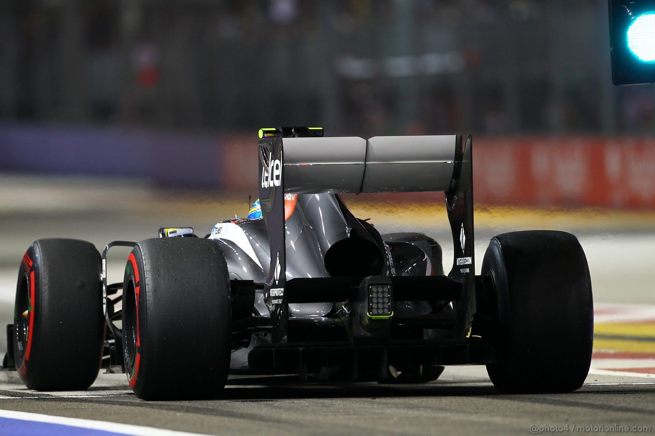 GP SINGAPORE, 20.09.2013-  Prove Libere 2, Esteban Gutierrez (MEX), Sauber F1 Team C32
