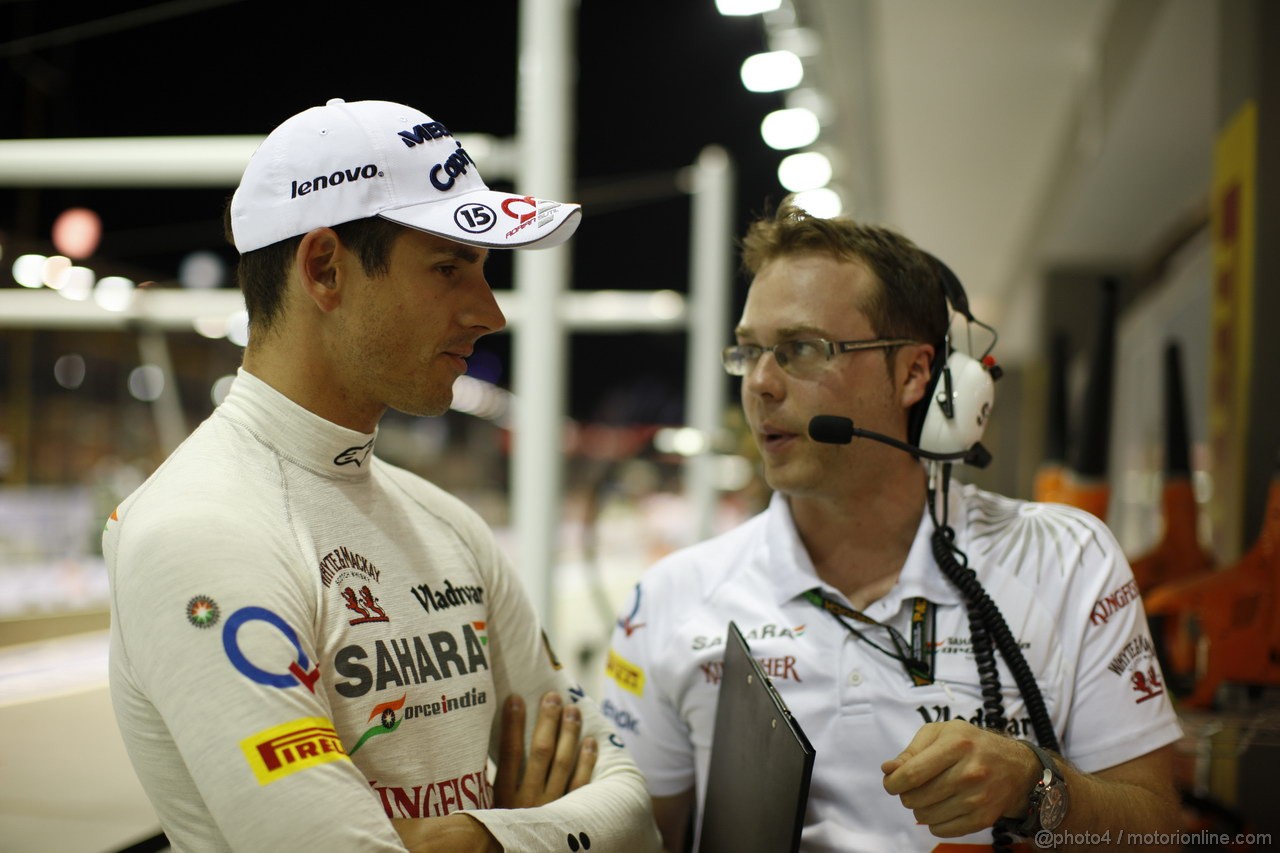 GP SINGAPORE, 20.09.2013-  Prove Libere 2, Adrian Sutil (GER), Sahara Force India F1 Team VJM06