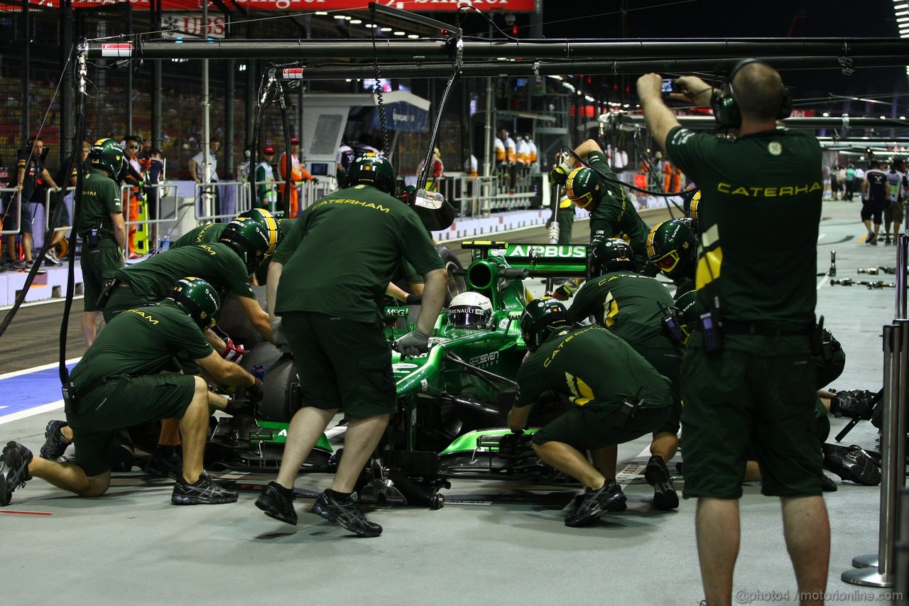 GP SINGAPORE, 20.09.2013-  Prove Libere 2, Giedo Van der Garde (NED), Caterham F1 Team CT03