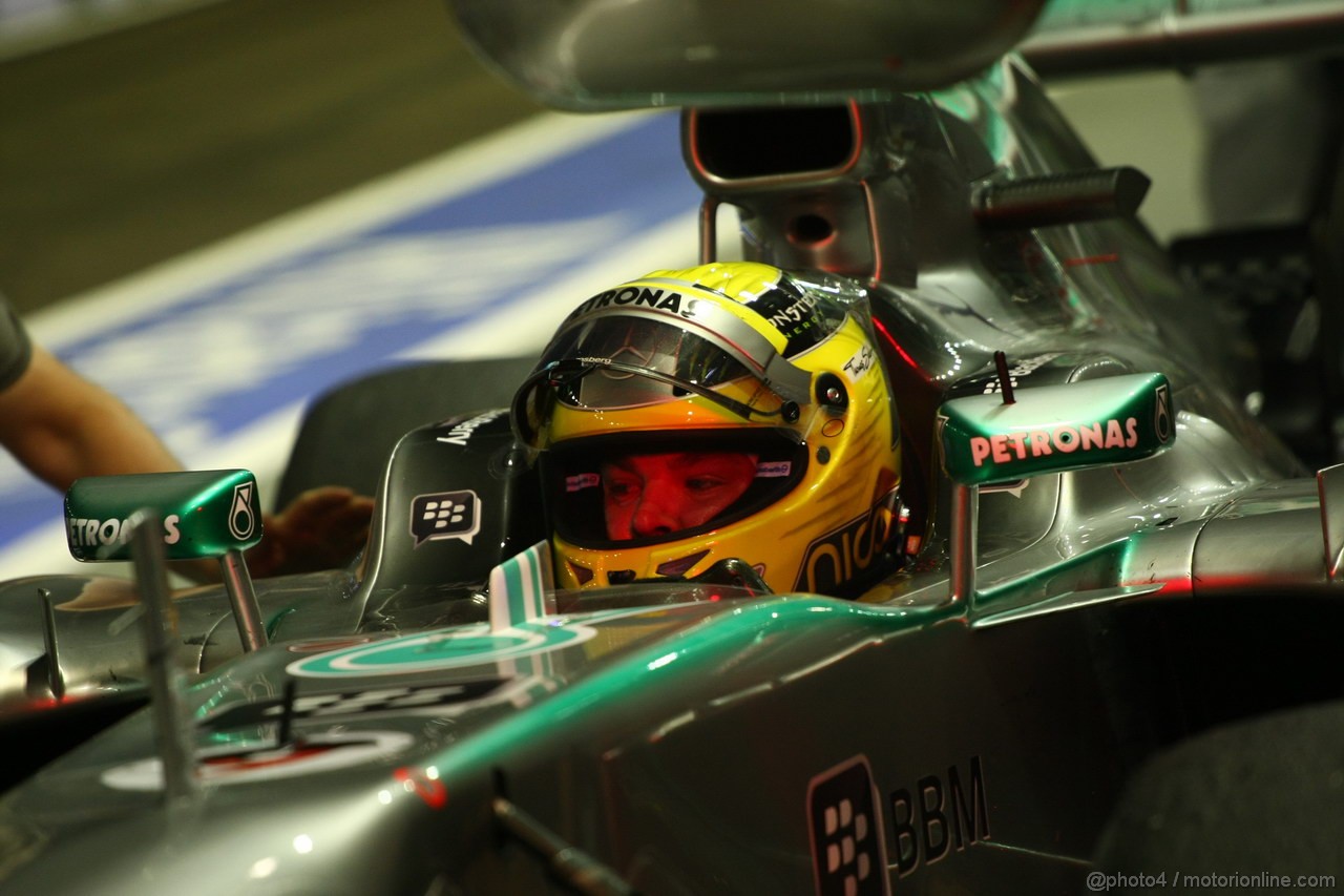 GP SINGAPORE, 20.09.2013-  Prove Libere 2, Nico Rosberg (GER) Mercedes AMG F1 W04