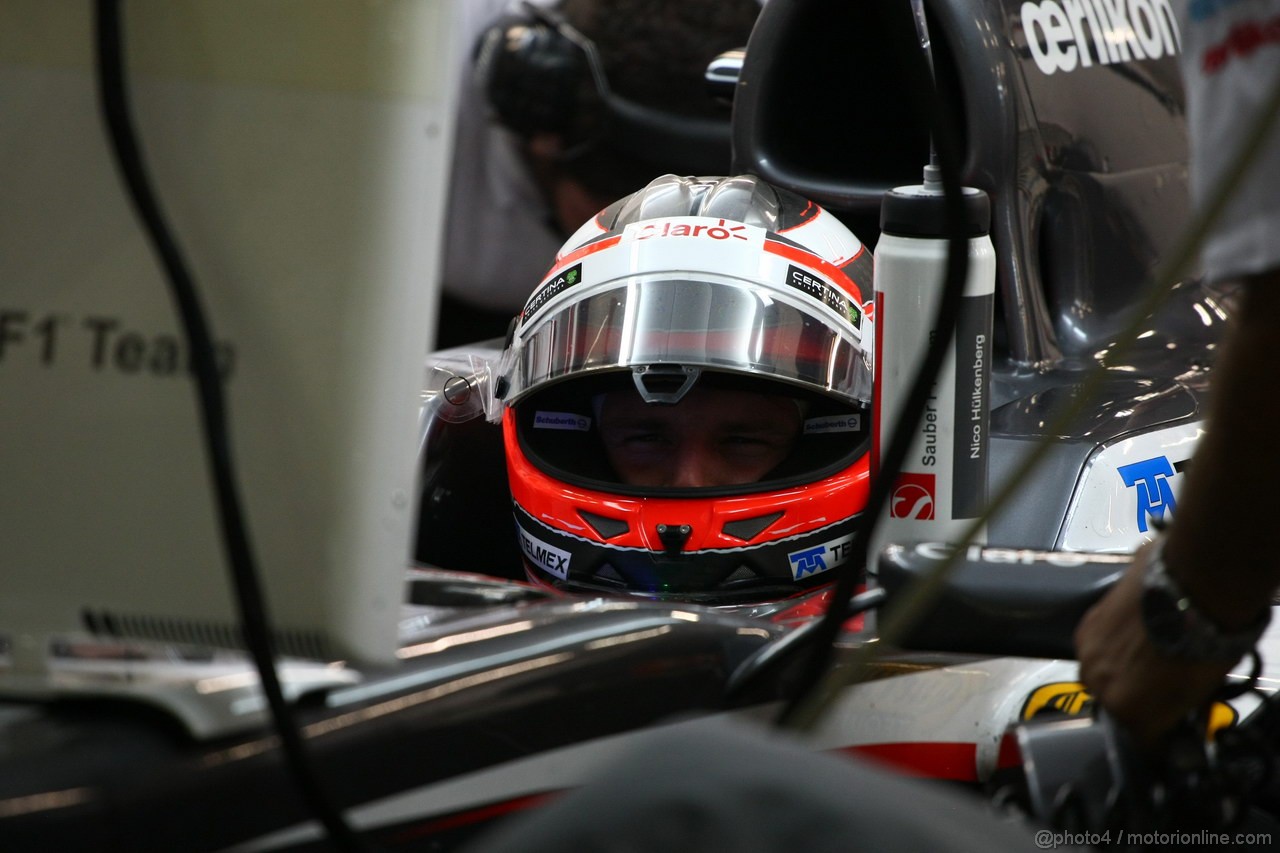 GP SINGAPORE, 20.09.2013-  Prove Libere 2, Nico Hulkenberg (GER) Sauber F1 Team C32