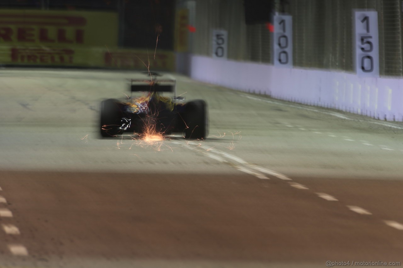 GP SINGAPORE, 20.09.2013-  Prove Libere 2, Jean-Eric Vergne (FRA) Scuderia Toro Rosso STR8