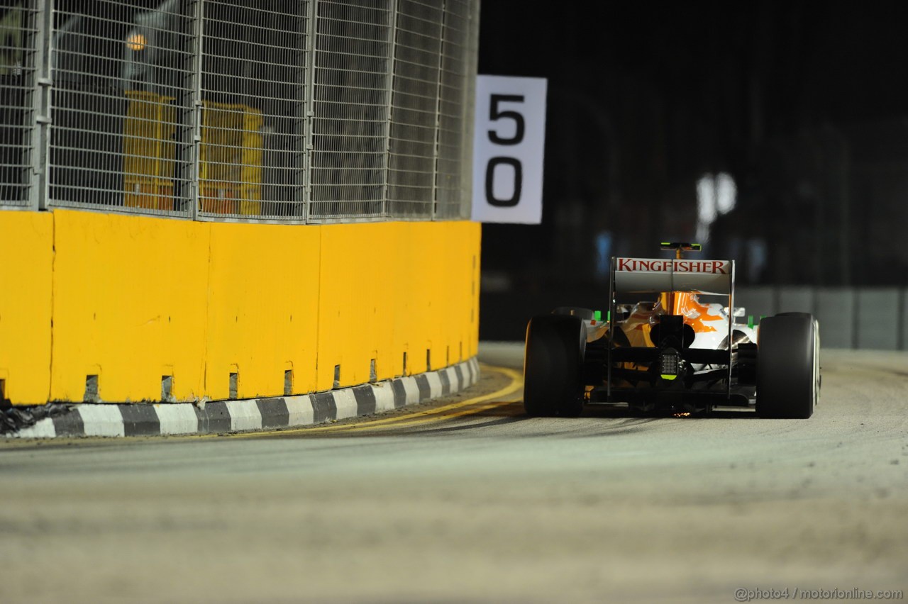 GP SINGAPORE, 20.09.2013- Prove Libere 2: Adrian Sutil (GER), Sahara Force India F1 Team VJM06 