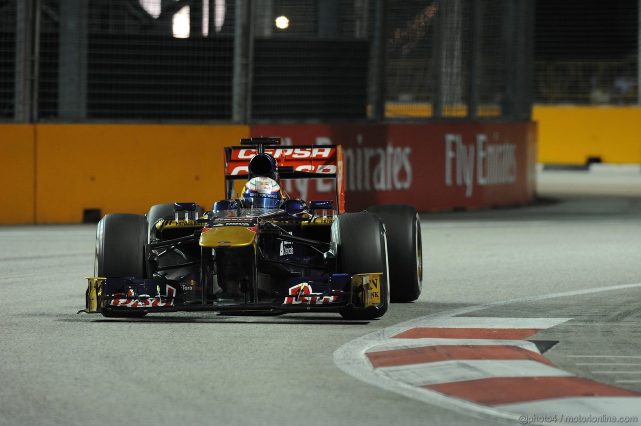 GP SINGAPORE, 20.09.2013- Prove Libere 2: Jean-Eric Vergne (FRA) Scuderia Toro Rosso STR8 