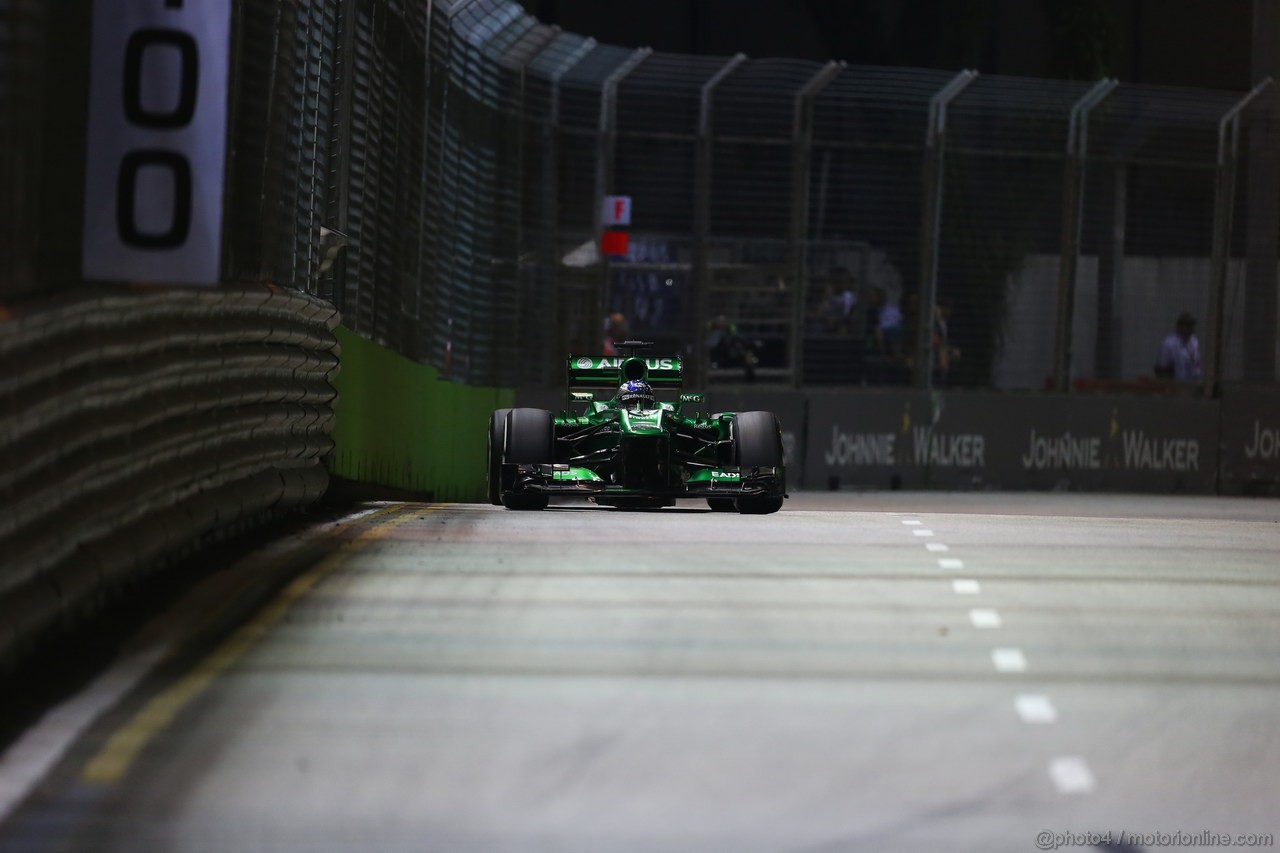 GP SINGAPORE, 20.09.2013- Prove Libere 2: Charles Pic (FRA) Caterham F1 Team CT03 