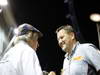 GP SINGAPORE, 20.09.2013- Paul Hembery (GBR) Pirelli Motorspor Director (R) e Jackie Stewart (GBR) 
