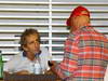 GP SINGAPORE, 20.09.2013- Alan Prost (FRA) e Niki Lauda (AUT) Mercedes Non-Executive Chairman