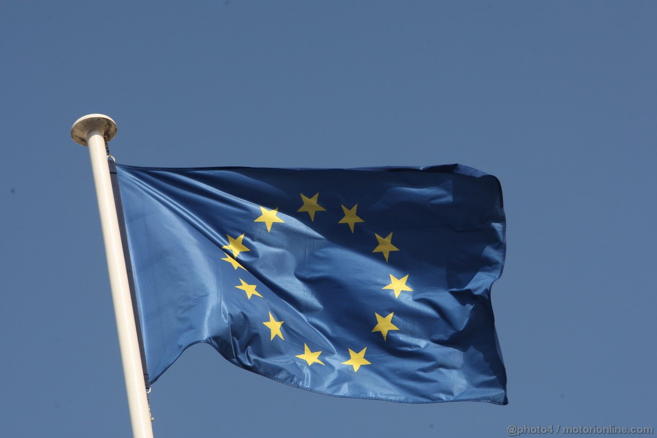 GP SPAGNA, 12.05.2013- UE flag