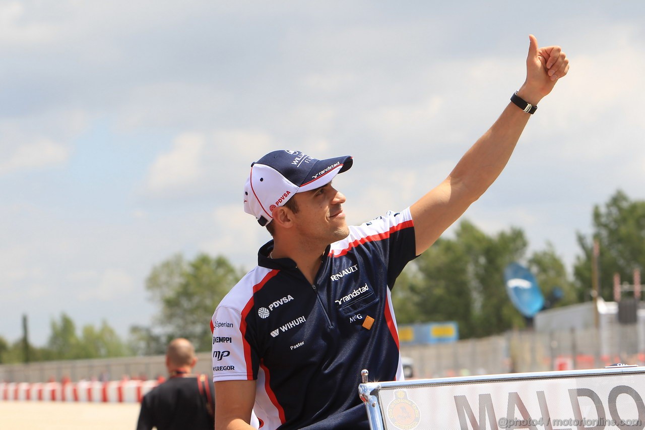 GP SPAGNA, 12.05.2013- Pastor Maldonado (VEN) Williams F1 Team FW35 