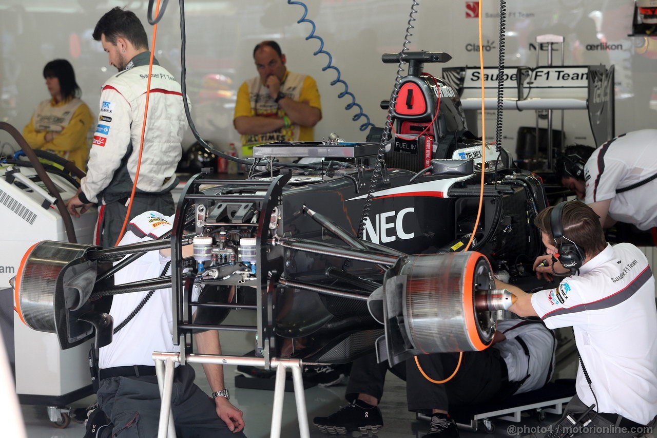 GP SPAGNA, 12.05.2013- Nico Hulkenberg (GER) Sauber F1 Team C32 