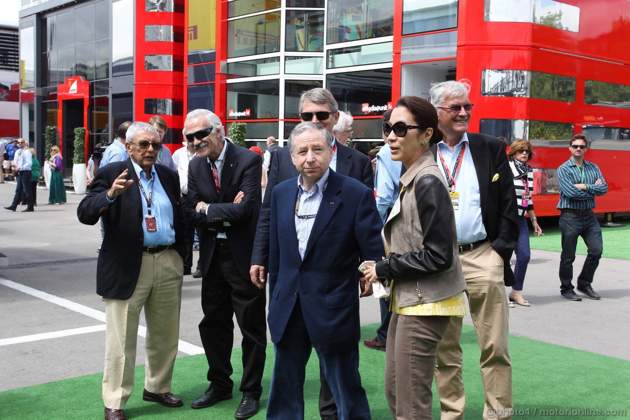 GP SPAGNA, 12.05.2013- Jean Todt (FRA), President FIA nd sua moglie Michelle Yeoh