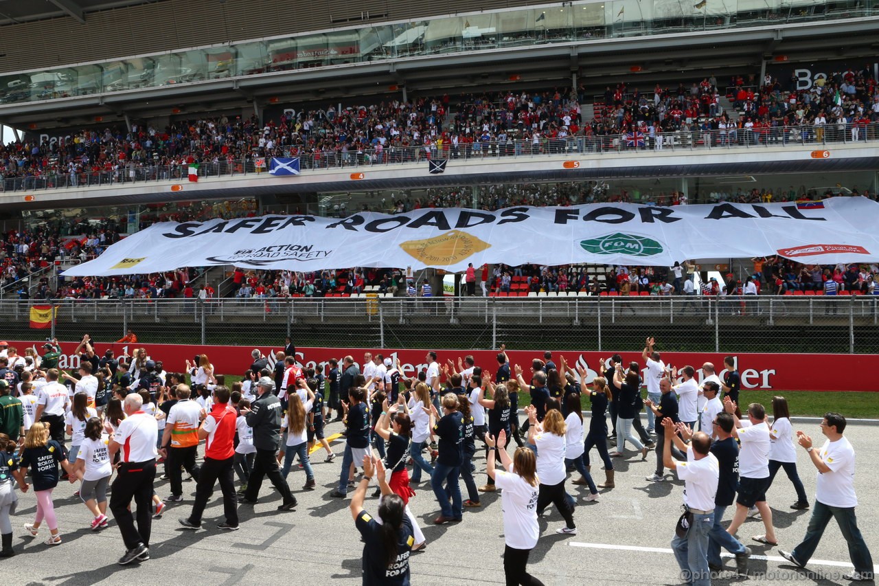 GP SPAGNA, 12.05.2013- Formula One Long Short Walk
