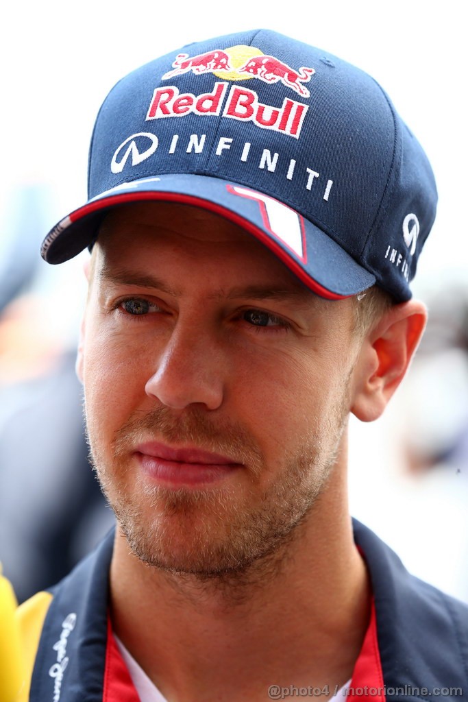 GP SPAGNA, 12.05.2013- Sebastian Vettel (GER) Red Bull Racing RB9 