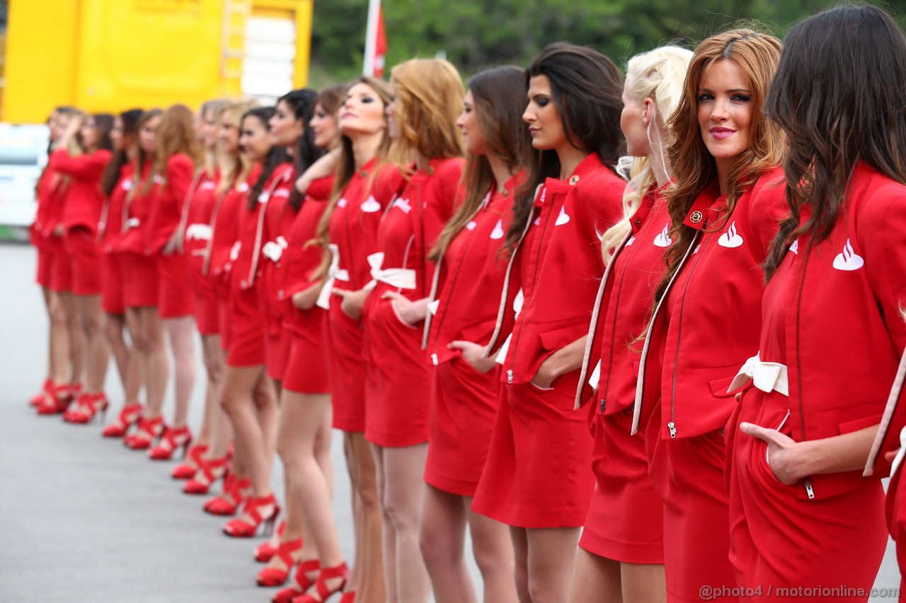 GP SPAGNA, 12.05.2013- griglia Ragazzas