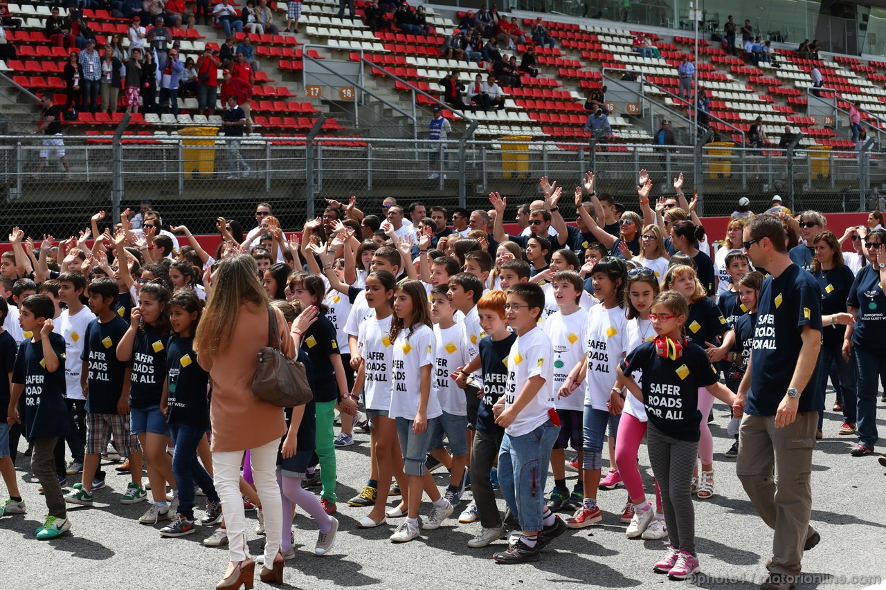 GP SPAGNA, 12.05.2013- Formula One Long Short Walk