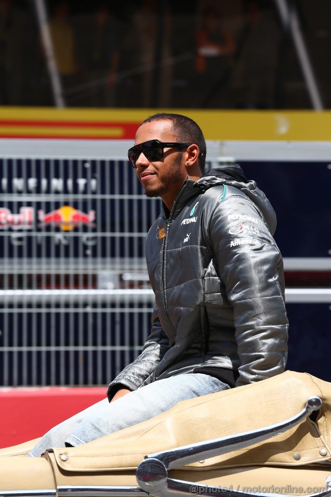 GP SPAGNA, 12.05.2013- Lewis Hamilton (GBR) Mercedes AMG F1 W04 