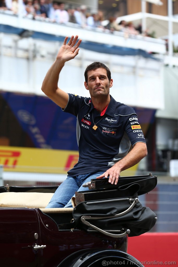 GP SPAGNA, 12.05.2013- Mark Webber (AUS) Red Bull Racing RB9 