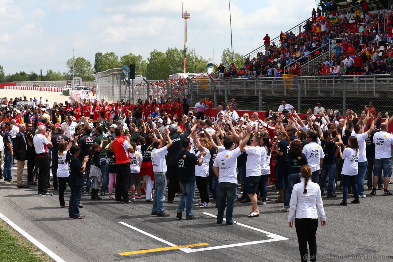 GP SPAGNA, 12.05.2013- Formula One Long Short Walk