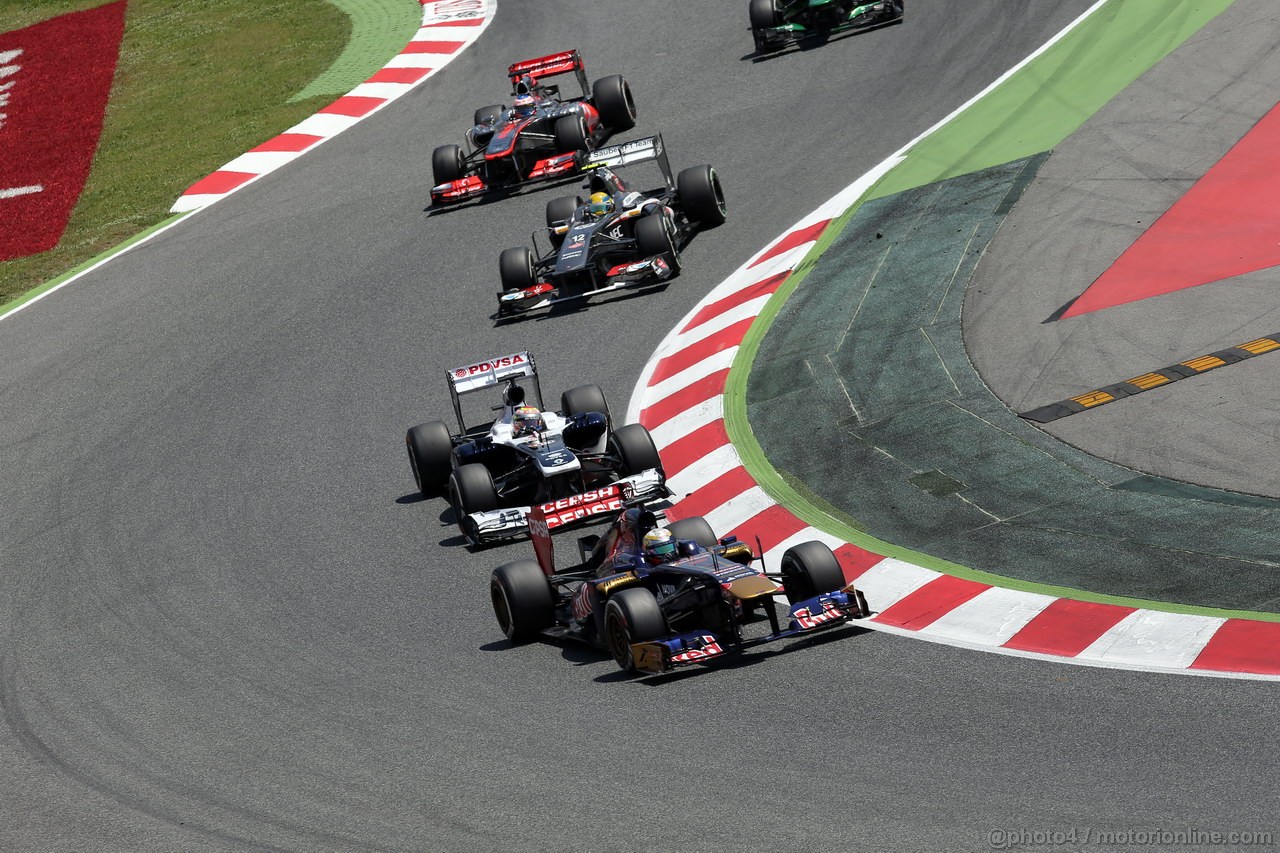GP SPAGNA, 12.05.2013-  Gara, Jean-Eric Vergne (FRA) Scuderia Toro Rosso STR8 