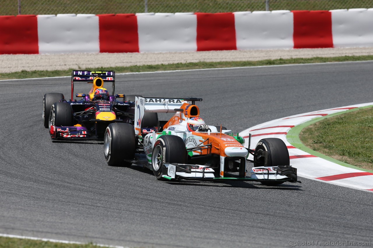 GP SPAGNA, 12.05.2013-  Gara, Paul di Resta (GBR) Sahara Force India F1 Team VJM06 