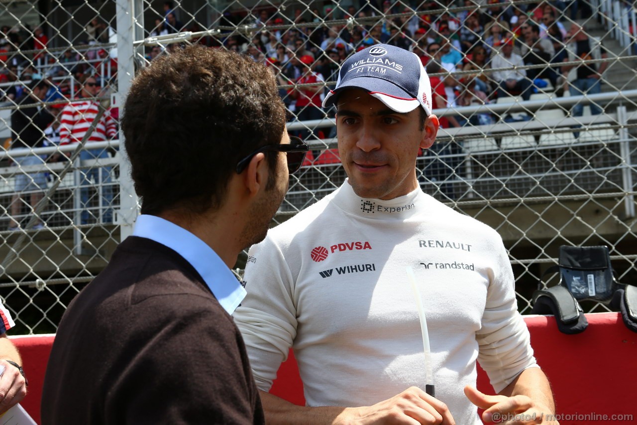 GP SPAGNA, 12.05.2013-  Gara, Nicola Todt (FRA) e Pastor Maldonado (VEN) Williams F1 Team FW35 