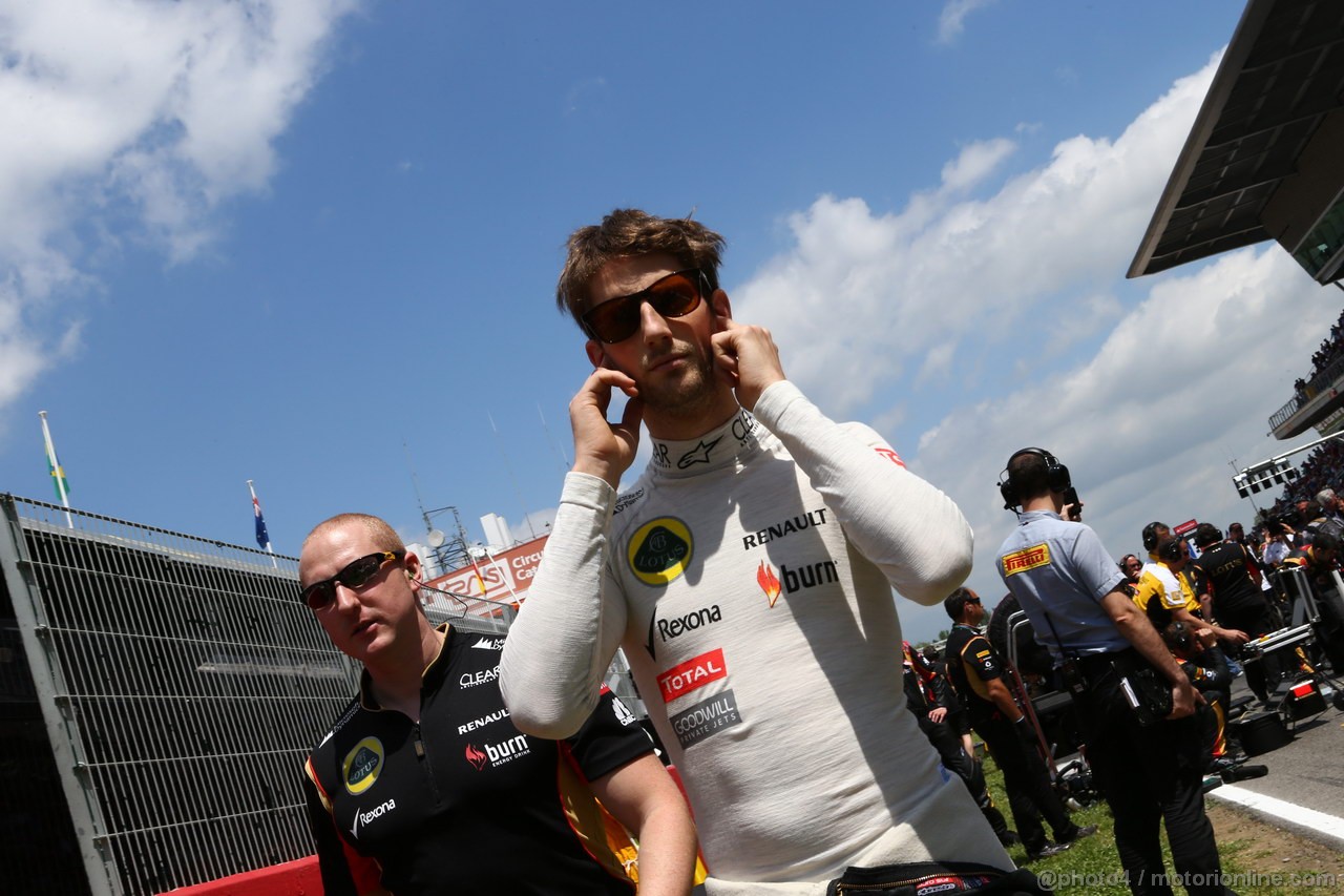GP SPAGNA, 12.05.2013-  Gara, Romain Grosjean (FRA) Lotus F1 Team E21 