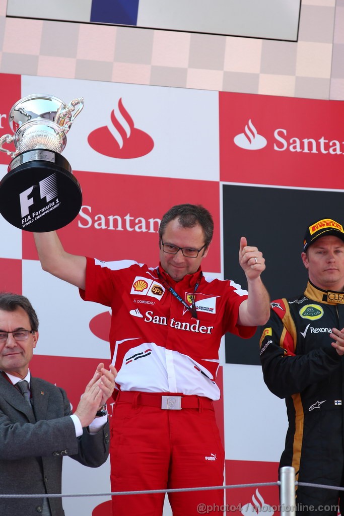 GP SPAGNA, 12.05.2013-  Gara, Stefano Domenicali (ITA), Team Principal 
