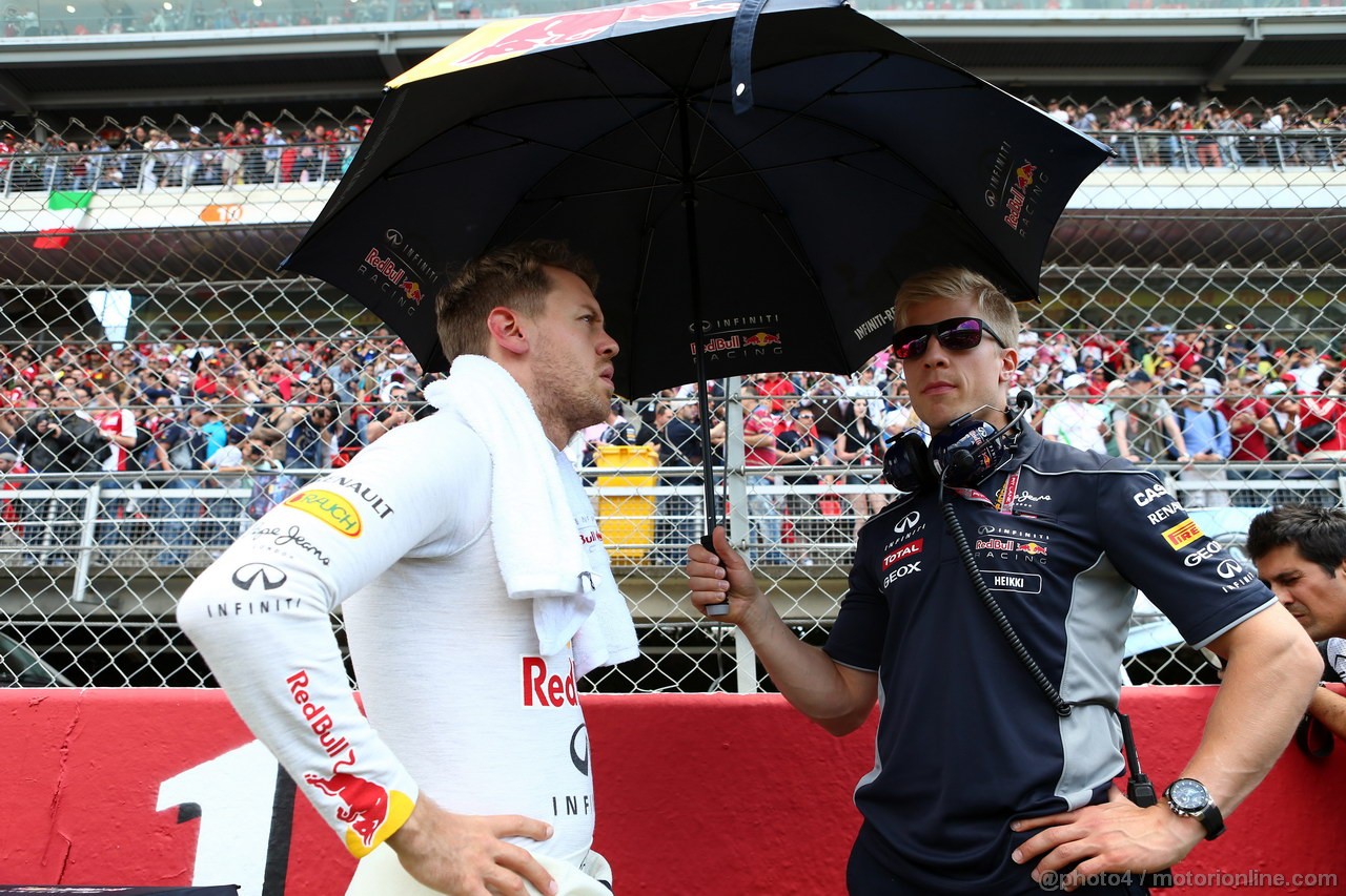 GP SPAGNA, 12.05.2013-  Gara, Sebastian Vettel (GER) Red Bull Racing RB9 