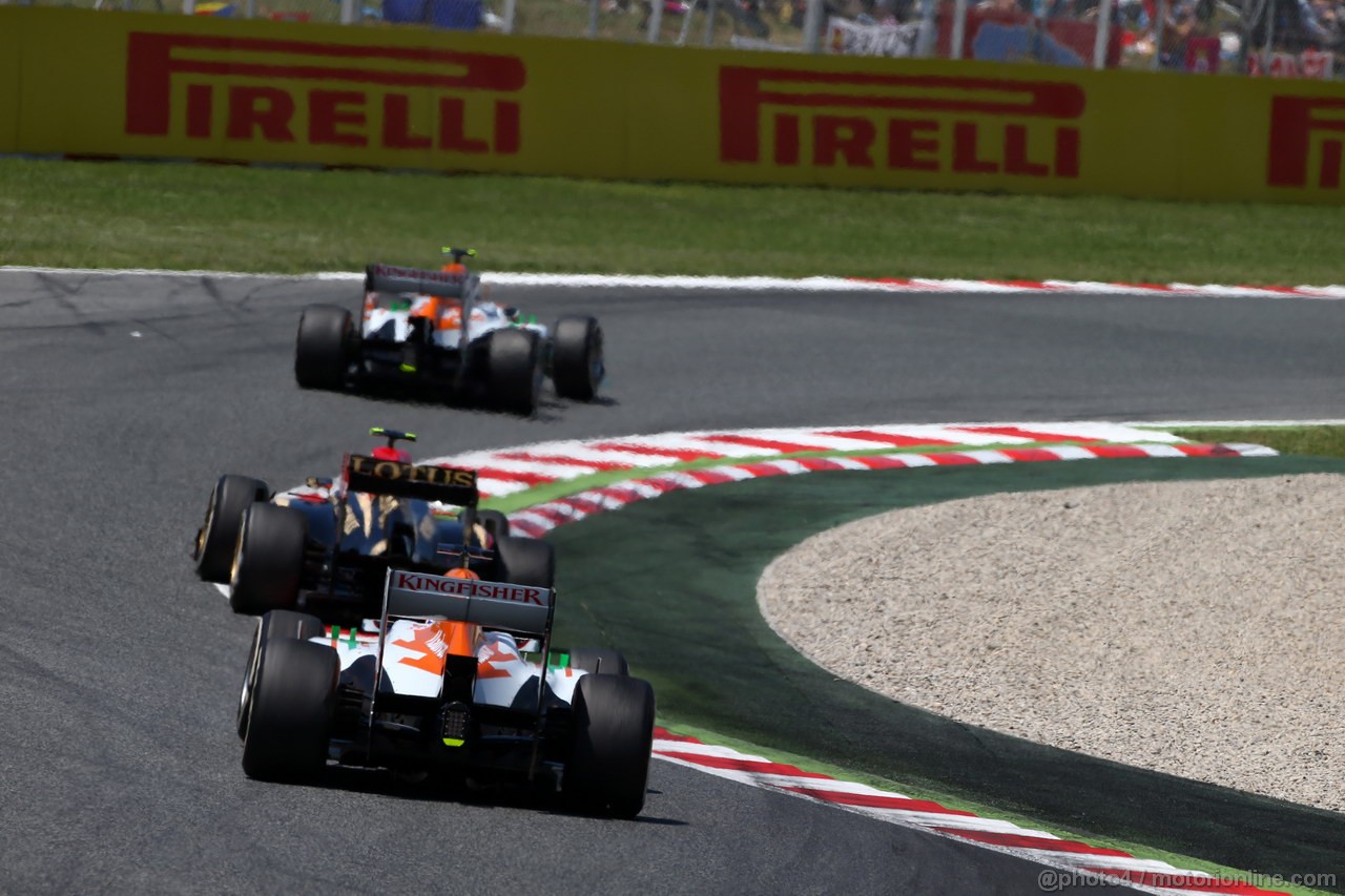 GP SPAGNA, 12.05.2013-  Gara, Paul di Resta (GBR) Sahara Force India F1 Team VJM06 