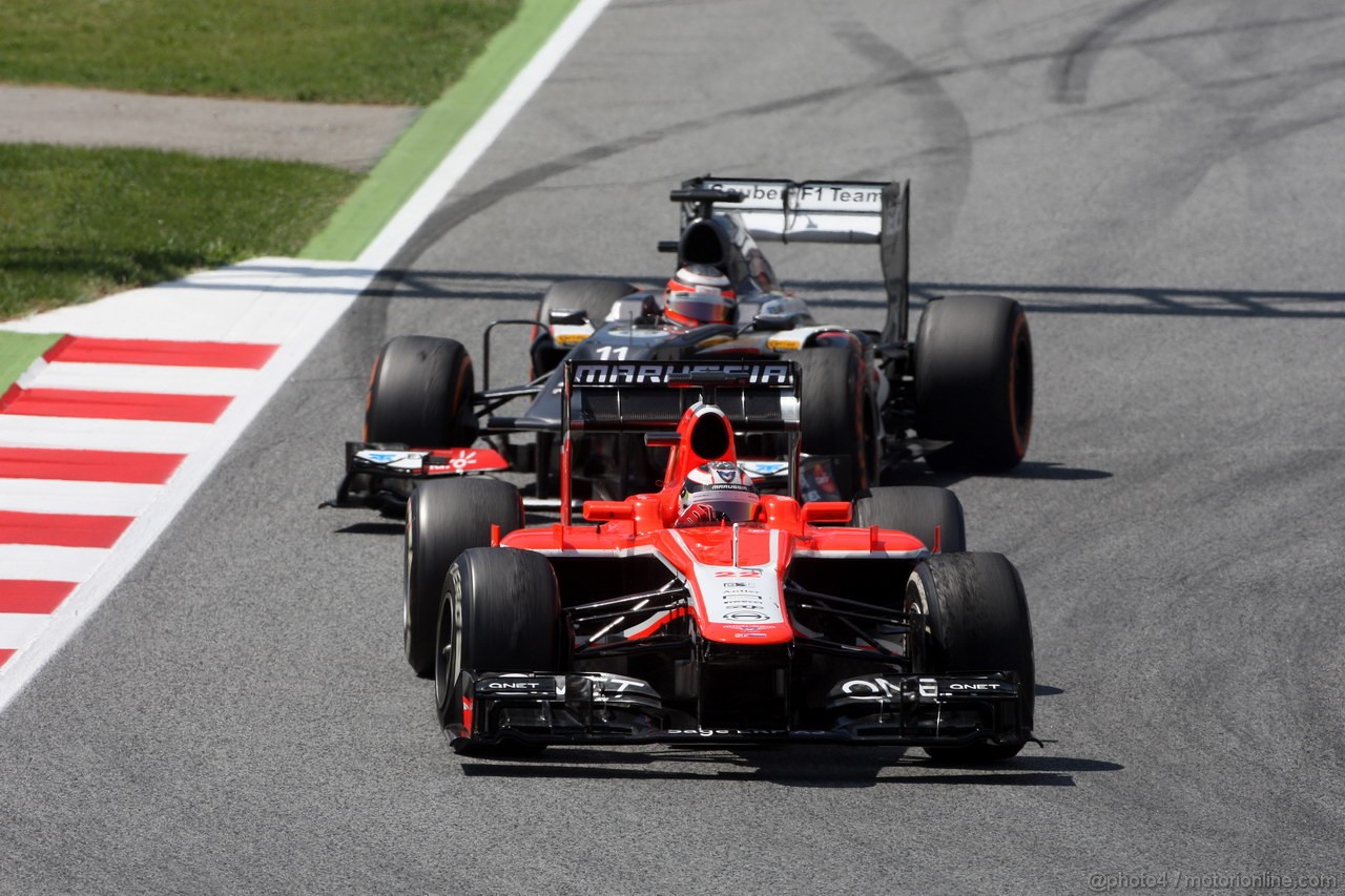 GP SPAGNA, 12.05.2013-  Gara, Jules Bianchi (FRA) Marussia F1 Team MR02 