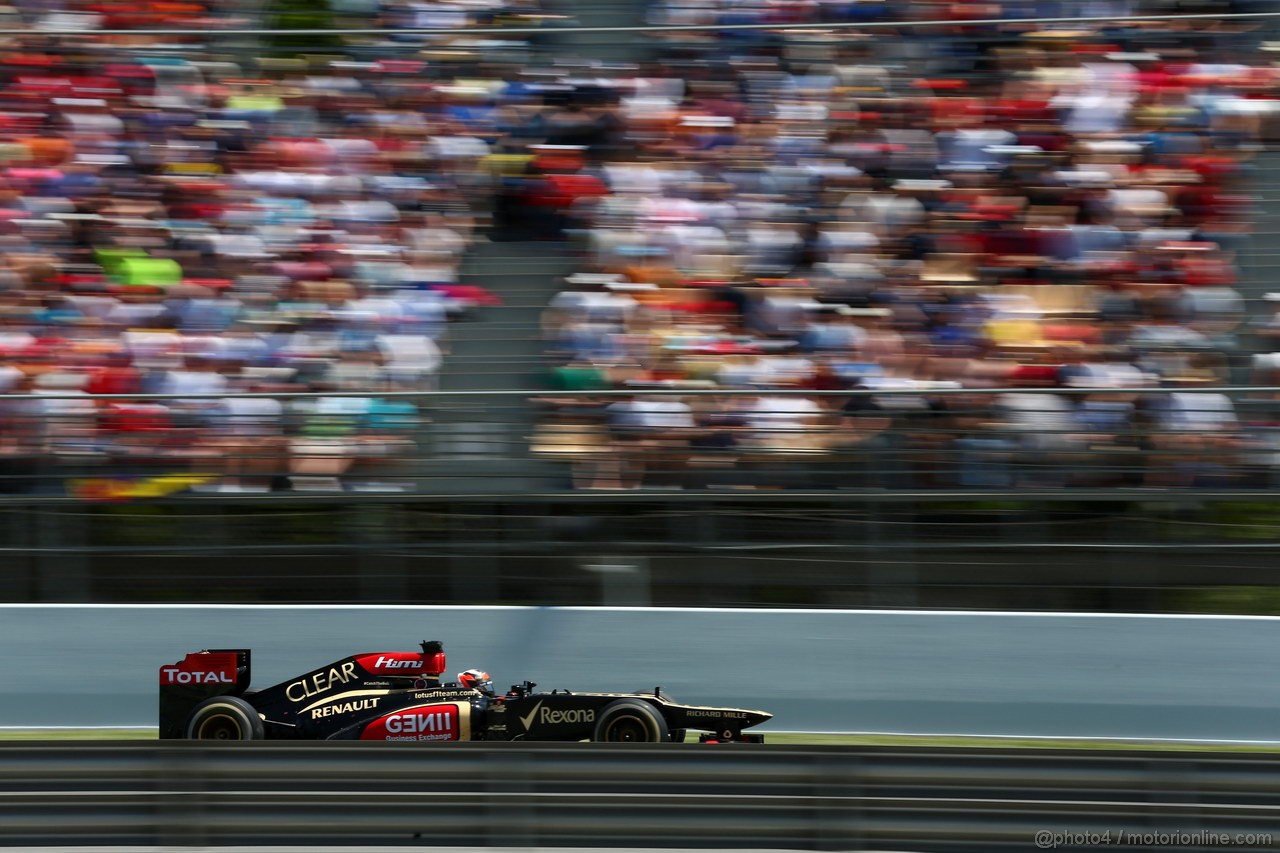 GP SPAGNA, 12.05.2013-  Gara, Kimi Raikkonen (FIN) Lotus F1 Team E21 