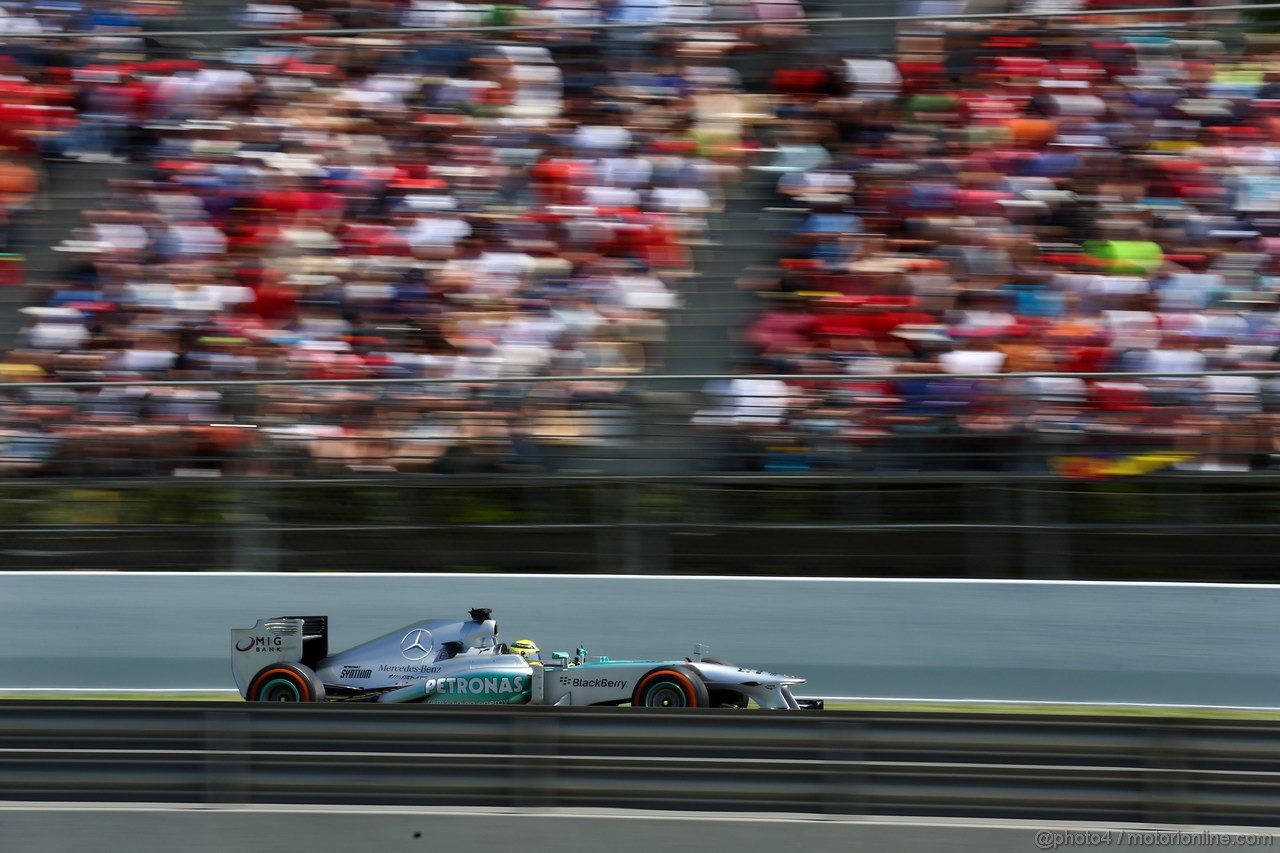 GP SPAGNA, 12.05.2013-  Gara,  Nico Rosberg (GER) Mercedes AMG F1 W04 