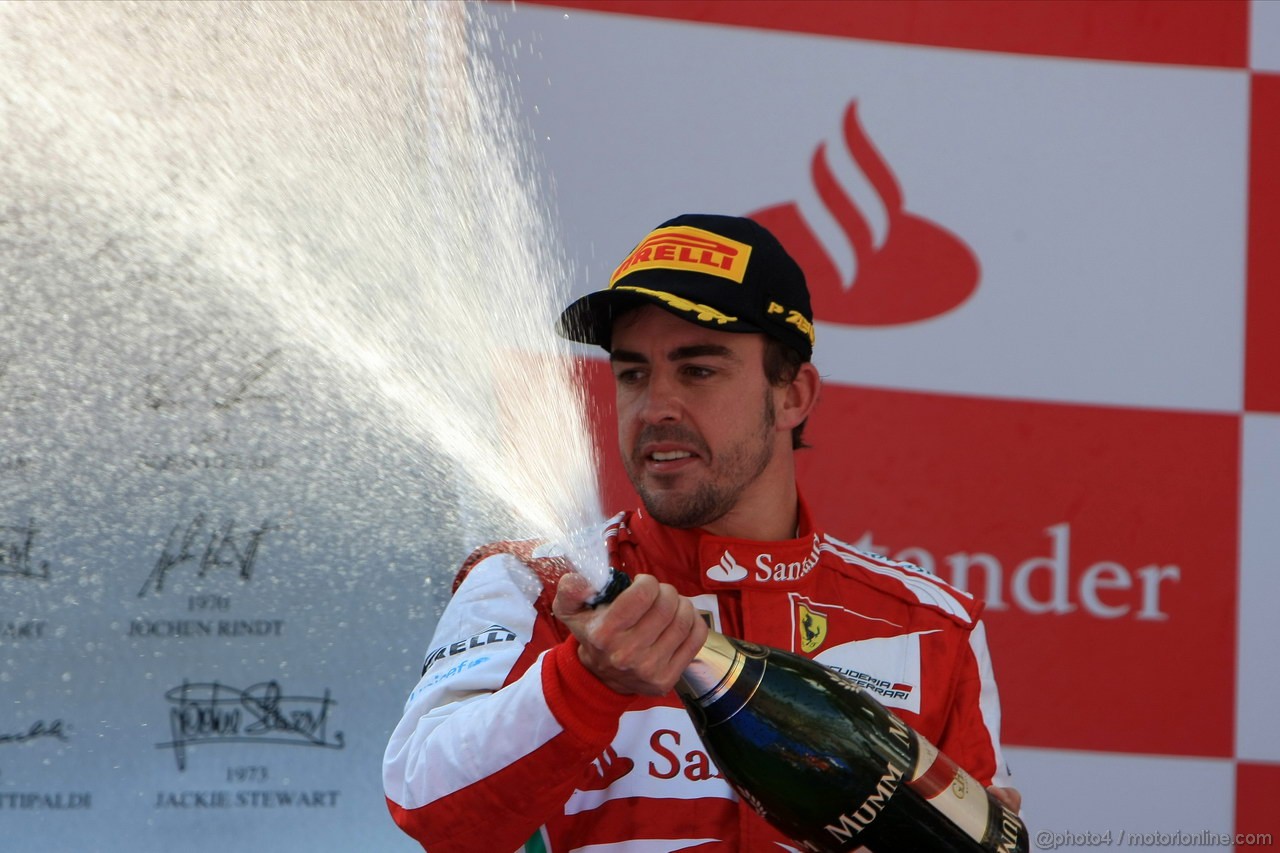 GP SPAGNA, 12.05.2013-  Gara, Fernando Alonso (ESP) Ferrari F138vincitore