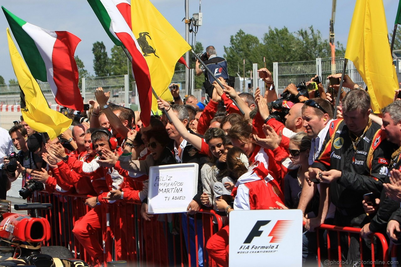 GP SPAGNA, 12.05.2013-  Gara, Raffaela Bassi (BRA), wife of Felipe Massa (BRA) 