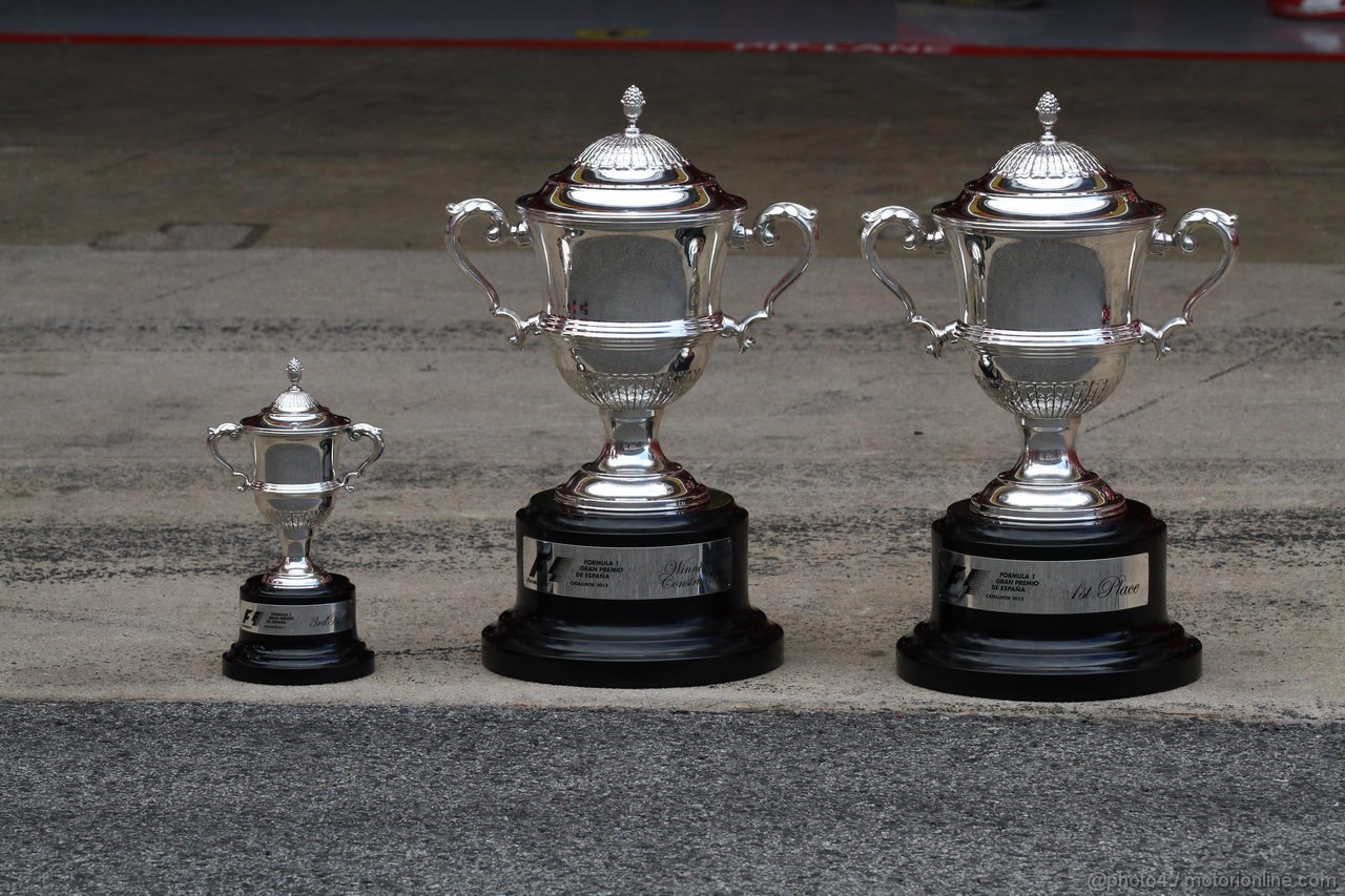 GP SPAGNA, 12.05.2013-  Gara, The Ferrari trophies