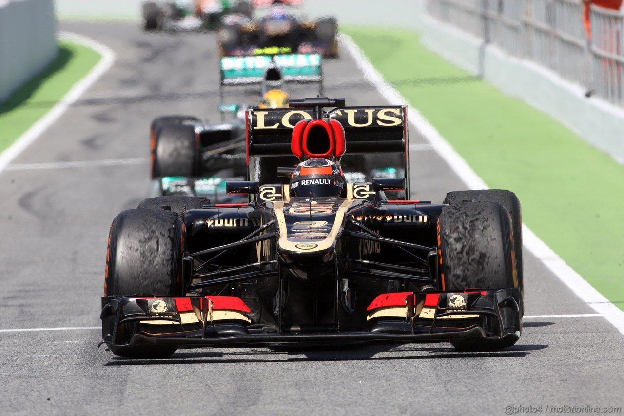 GP SPAGNA, 12.05.2013-  Gara, Kimi Raikkonen (FIN) Lotus F1 Team E21 
